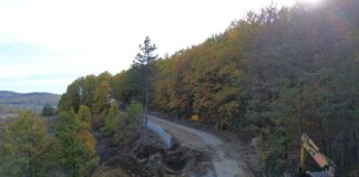 Lucrările la drumul Târgu Jiu-Țicleni au ajuns la 40%