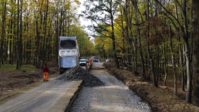 Lucrări de modernizare pe drumul Târgu Jiu – Țicleni