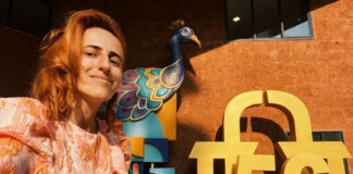 Gorjeanca Ioana Mischie, pe covorul roșu de la IFFI Goa cu premiera mondială a filmului „Catane”