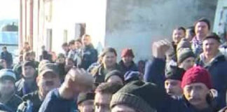 Protest împotriva concedierilor din minerit și energie