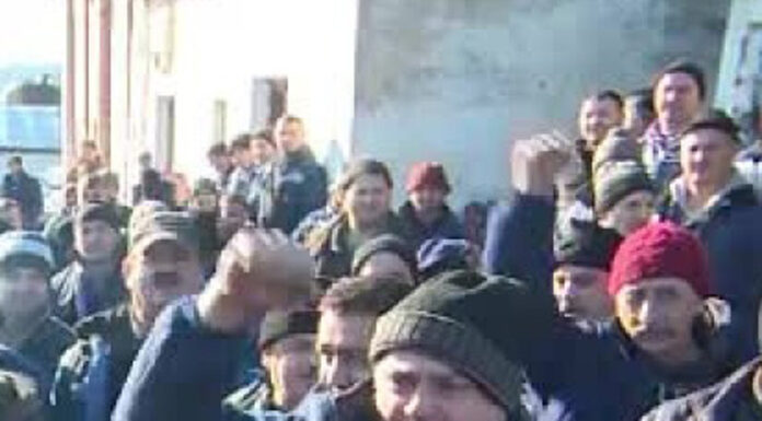 Protest împotriva concedierilor din minerit și energie