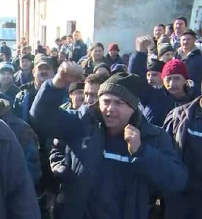 Protest împotriva concedierilor din minerit și energie