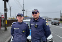 Doi polițiști din Târgu-Jiu, eroii care au prevenit o tragedie