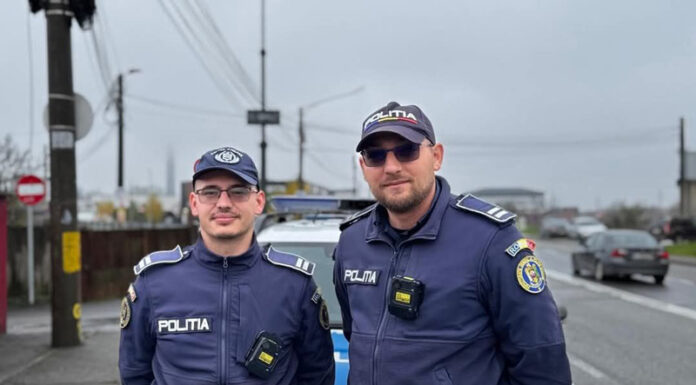 Doi polițiști din Târgu-Jiu, eroii care au prevenit o tragedie