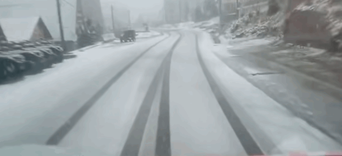 Deszăpezire la Rânca