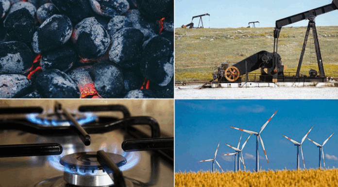 Resursele de energie, în scădere