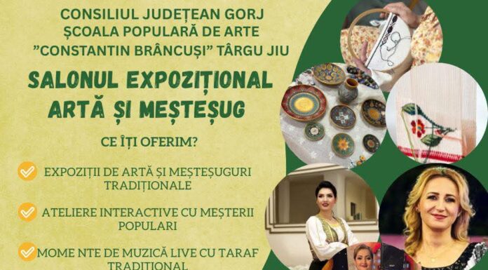 Tradițiile românești, celebrate la Târgu Jiu în Salonul „Artă și Meșteșug”