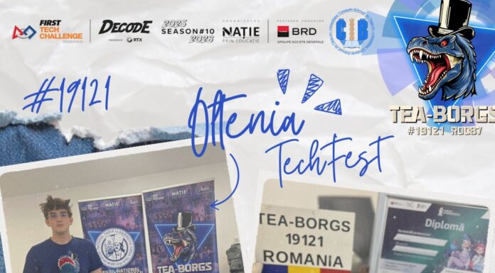 Echipa de robotică TEA-BORGS, premiată la Oltenia TechFest 2025