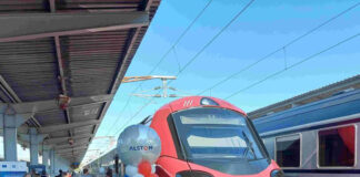Tren modern în gara din Târgu Jiu, de luna viitoare