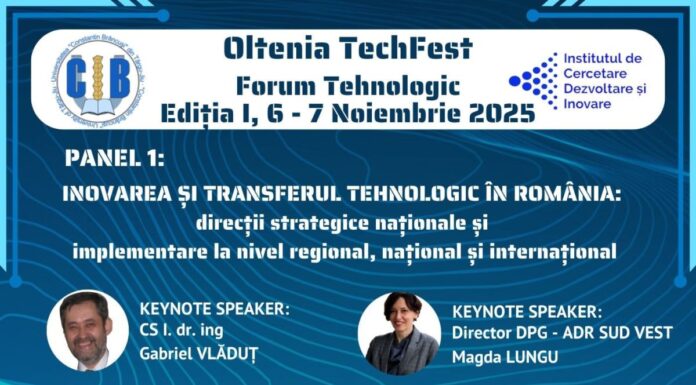 UCB organizează „Forumul Tehnologic Oltenia TechFest”
