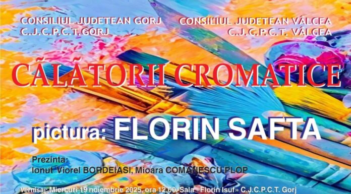 Zi dedicată culturii la CJCPCT Gorj: inaugurare de fond documentar și vernisajul expoziției „Călătorii cromatice”