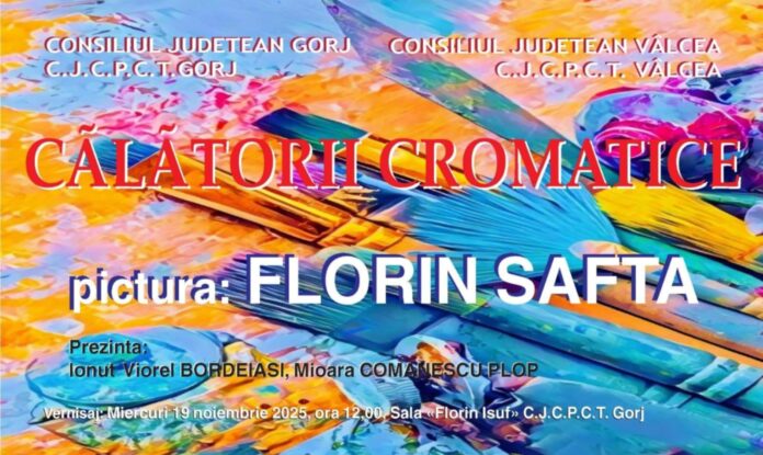 Zi dedicată culturii la CJCPCT Gorj: inaugurare de fond documentar și vernisajul expoziției „Călătorii cromatice”