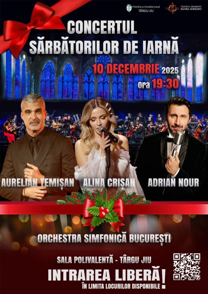 Târgu Jiu: Concertul sărbătorilor de iarnă