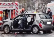 Accident spectaculos la Pojogeni