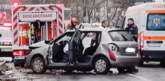 Accident spectaculos la Pojogeni