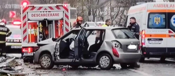 Accident spectaculos la Pojogeni