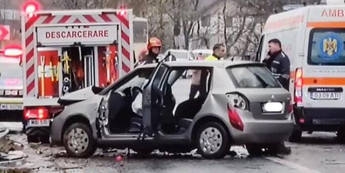 Accident spectaculos la Pojogeni