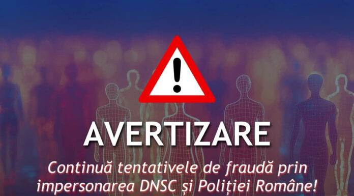 Atenție! Continuă tentativele de fraudă online, care se folosesc de numele Directoratului Național de Securitate Cibernetică și al Poliției Române
