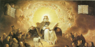 Dumnezeu este sus, departe în timp și departe în spațiu – ,,M-am pogorât din cer, din veșnicie să Mă unesc cu tine și cu cele aduse din nimic, din neant, și pândite de neant, ca să le dau și să vă dau eternitate…”!