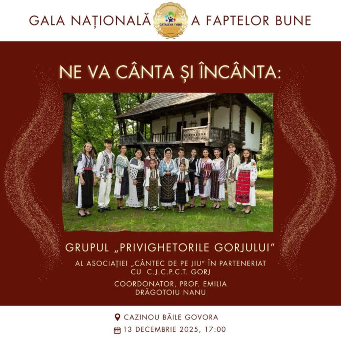 Gorjul, reprezentat la Gala Premiilor Faptelor Bune 2025