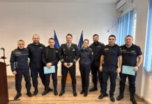 Șapte agenți de la Penitenciarul Târgu Jiu, avansați în grad