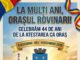Orașul Rovinari împlinește 44 de ani de atestare