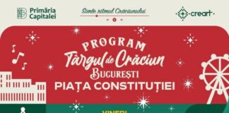 Ansamblul „Roua” din Cloșani, pe scena Târgului de Crăciun din București