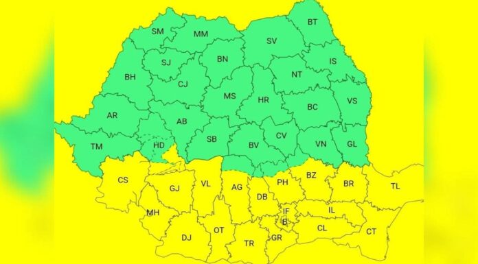 Vreme severă de Crăciun, în Gorj! S-a emis cod galben de ninsori