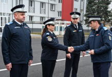 FOTO/VIDEO 14 jandarmi, avansați în grad de Ziua Naţională a României pentru merite deosebite