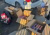 FOTO: Sute de kilograme de articole pirotehnice, ridicate de polițiști! Descoperirea făcută de oamenii legii la Târgu-Cărbunești
