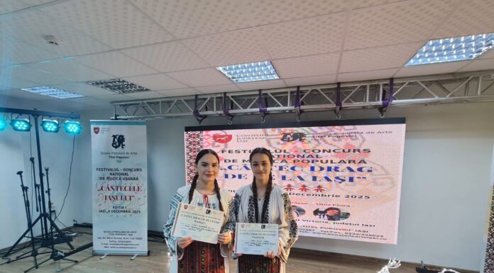 Două cursante ale ȘPA Târgu Jiu, premiate la un festival național de muzică populară