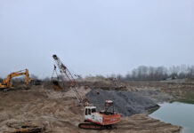 Ionești: Încă o balastieră amendată de inspectorii Apele Române