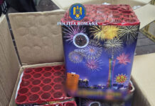 Sute de kilograme de articole pirotehnice, ridicate de polițiști