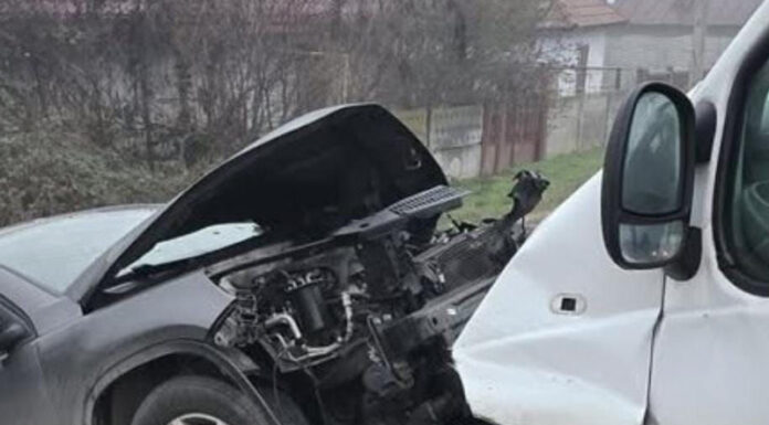 Accident cu doi răniți la Vlăduleni