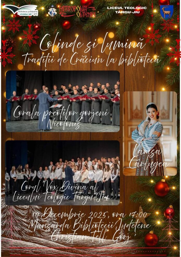 „Colinde și lumină. Tradiții de Crăciun”, la MansArta Bibliotecii Județene
