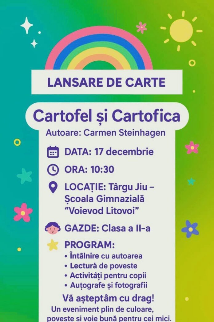 afis lansare carte