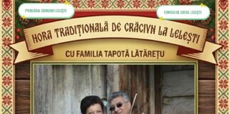 Lelești: Program special pregătit pentru prima zi de Crăciun, de familia Tapotă Lătărețu