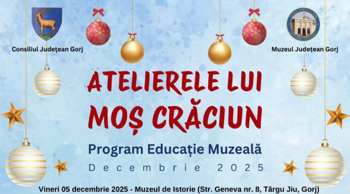 Atelierele lui Moș Crăciun revin la Muzeul Județean