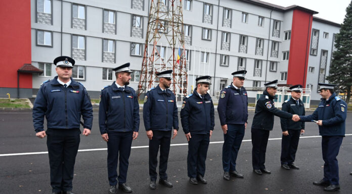 Jandarmi avansați în grad de Ziua Naţională a României, pentru merite deosebite