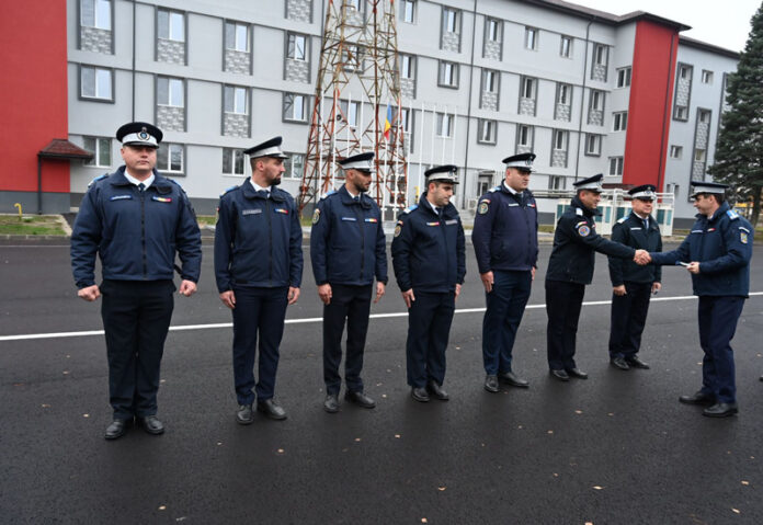 Jandarmi avansați în grad de Ziua Naţională a României, pentru merite deosebite