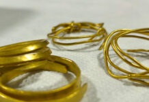 Încă o mică comoară găsită de detectoriști în apropiere de Târgu Jiu!