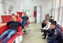 Gest impresionant al polițiștilor din Novaci