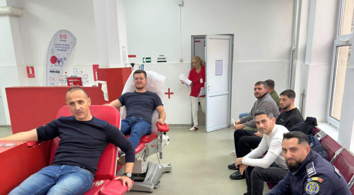 Gest impresionant al polițiștilor din Novaci