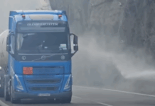 Circulația pe Valea Oltului a fost oprită. Pericol de explozie!