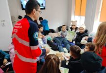 Activități educative și colinde la Serviciul de Ambulanță Gorj