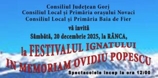 Festivalul Ignatului, sâmbătă, la Rânca