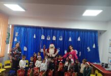 Preșcolarii de la Colegiul Tehnic „General Gheorghe Magheru” au primit vizita lui Moș Crăciun