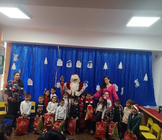 Preșcolarii de la Colegiul Tehnic „General Gheorghe Magheru” au primit vizita lui Moș Crăciun
