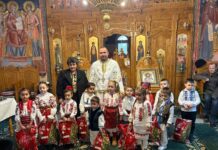 Elevii și preșcolarii gorjeni au vestit bucuria Nașterii Domnului în mai multe parohii și unități de învățământ din Arhiepiscopia Craiovei