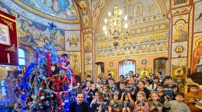 Atelier de creație și colinde la biserica din Țicleni